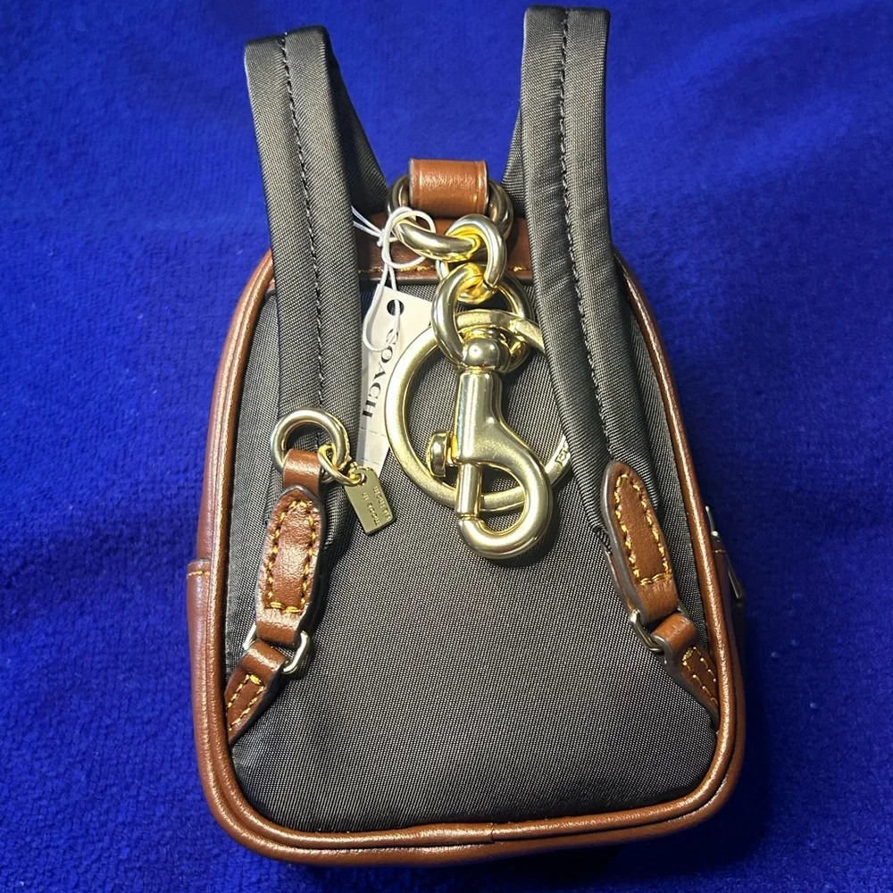 Coach Mini Backpack Keychain - Picture 3 of 10